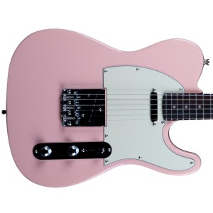Jet Guitars JT-300 PKR Roasted Maple / Rosewood - Shell Pink